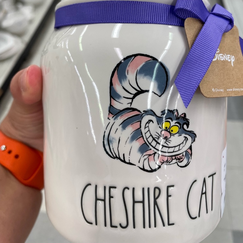 New Rae Dunn x Disney’s Alice In Wonderland CHESHIRE CAT Canister